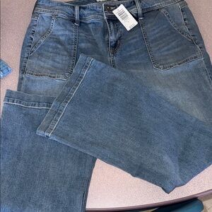 Classic Blue Straight Leg Jeans